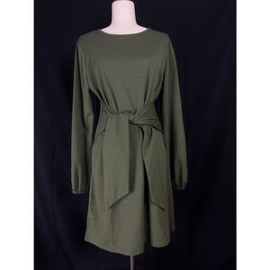 Casual tie back or front dress